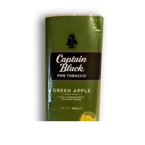 Captain Black Green Apple Pipo Tütünü (Elma Aromalı)