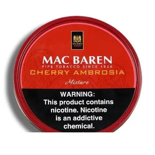 Mac Baren Cherry Ambrosia ( kiraz-vişne Aromalı) Pipo Tütünü